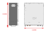 SIPANI 51.2v 200 А/Ч батарея Power Wall Ess для солнечных систем Powerwall
