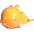 Round water tank with flushing function, 1 drain Lubing (39-00-4201)