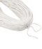 Cord Ø 6 mm made of white polyester, rhomboid weaving, coil 250 m