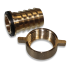 Hose Fitting 3/4" x 19, MS, 2/3, Flat Seal Lubing (30-00-3122)
