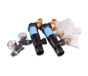 Return filter DUO FR II 1 with two pressure gauges Lubing (30-62-4025) - Фото