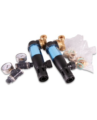 Return filter DUO FR II 1 with two pressure gauges Lubing (30-62-4025) - Фото