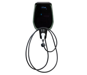 Зарядна станція на стіну ETI ET-EVPLUS22C (3,5-22 кВт, 1/3 -фаз, MODE3, Type2, кабель 5м) (001800010) - Фото