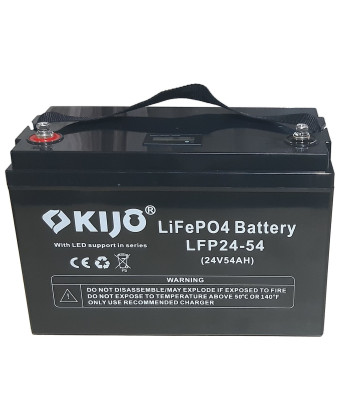 Kijo Літій-залізо-фосфатний акумулятор LiFePO4 bluetooth версія 25 В 54 А/г - Фото