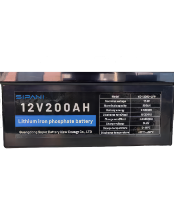 SIPANI 200 А/Г акумулятор Lifepo4, літієвий акумулятор 128V - Фото