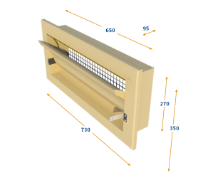 Приточний клапан, TPI (145-VFG) - Фото