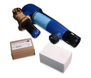 Return filter DUODFR 1 1/4, with pressure gauge Lubing (30-61-3684) - Фото