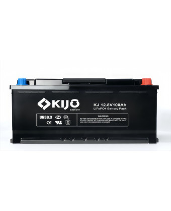 Kijo Літій-залізо-фосфатний акумулятор LiFePO4 bluetooth версія 128 В 100 А/г - Фото