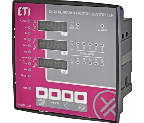 Регулятор реактивної потужності ETI PFC-12DB3 3F, 12 ступ, 144x144, (400V) (004656576) - Фото