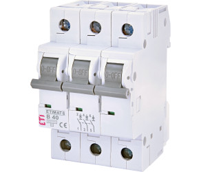 ETI Автоматический выключатель ETIMAT 6 3p B 40А (6 kA) 002115520 - Фото