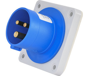 ETI Вилка встраиваемая ERR-1632 IP44 (16A, 230V, 2P+PE) 004482108 - Фото