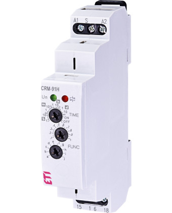 ETI Multifunctional time relay CRM-91H 230V (1x16A_AC1) 002470070 - Фото