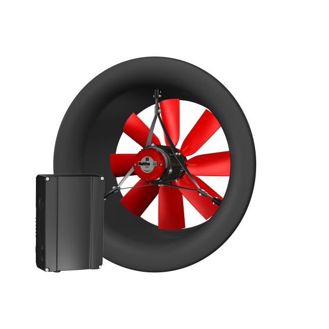 Axial fan, shaft, Multifan, 2050 W (H6D8252M10500)