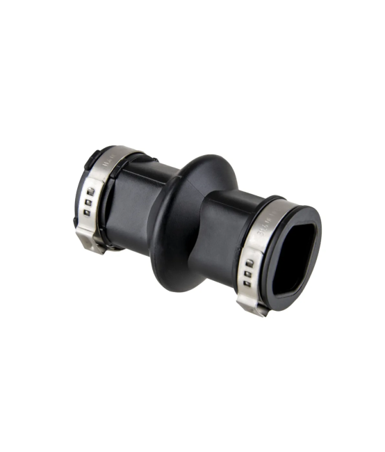 Hydraulic coupling for nipple pipe 28mm complete with clamps