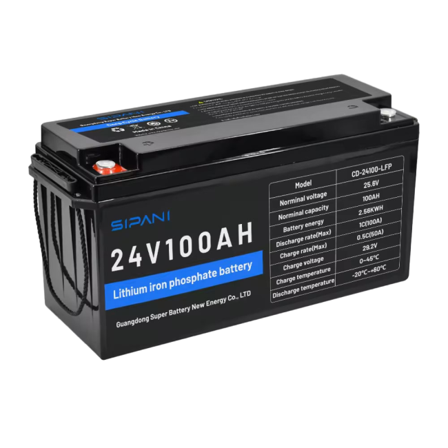 SIPANI 100 А/Г акумулятор Lifepo4, літієвий акумулятор 25.6V