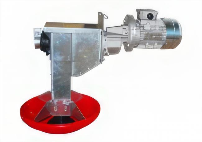 Codaf End feeder for turkeys with 0.55kW drive unit, 3 phases, for ?45 pipe, with flap sensor CDF0010/T