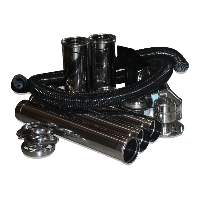 Chimney kit 3.00 m for JetMaster BGH for wall channel Ermaf 41-20-4018