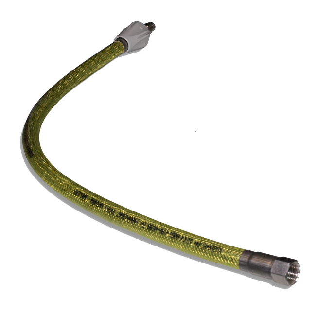Big Dutchman Gas hose with a plug NW12-1000 stainless steel 1/2" BP in plastic sheath. 40-20-1662