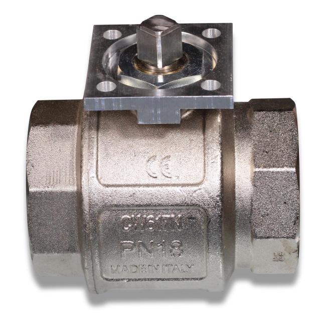 Big Dutchman Ball valve 2 1/2", pneumatic. 2/drive, square 17 (VK00068). 21-00-2350