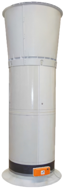 Munters Димохід витяжний CL600-2000 сірий з вентилятором 230/6 60-39-0002