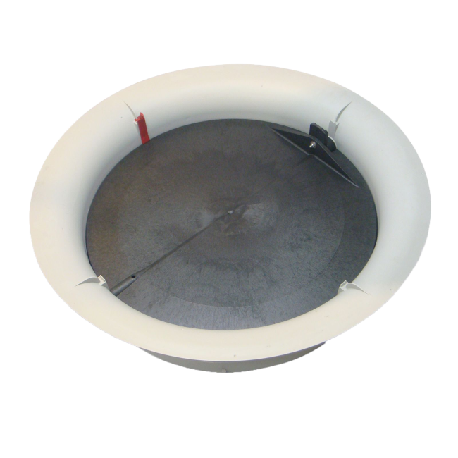 Big Dutchman Suction funnel with rotary valve CL600-3 gray assembled. 60-45-4036
