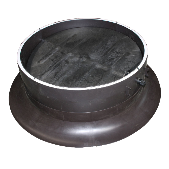 Big Dutchman Suction funnel with rotary valve CL920 brown assembled. 60-45-4339