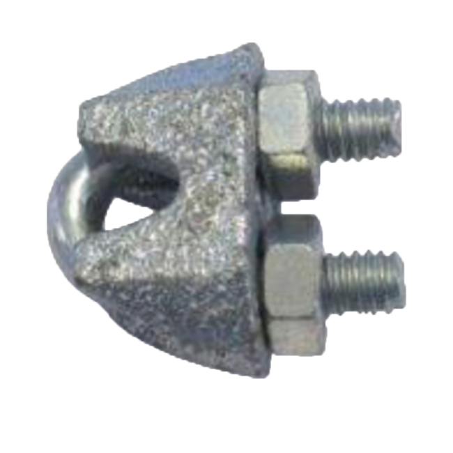 Cable clamp 3mm 1/8" galvanized. DIN 741 Soldi 99-50-0014