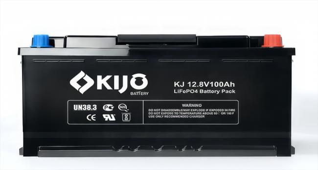 Kijo Літій-залізо-фосфатний акумулятор LiFePO4 12.8 В 100 А/г