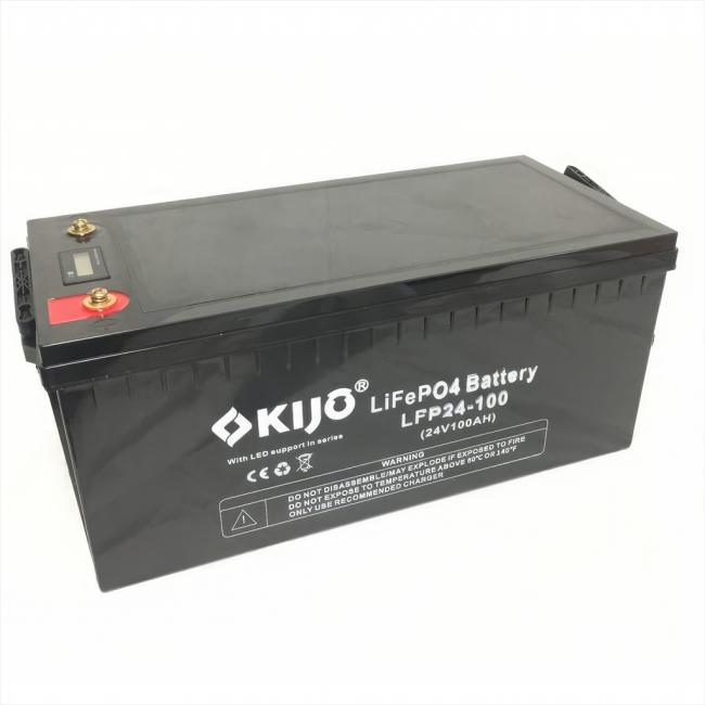 Kijo Lithium-iron-phosphate battery LiFePO4 bluetooth version 25 V 100 A/h