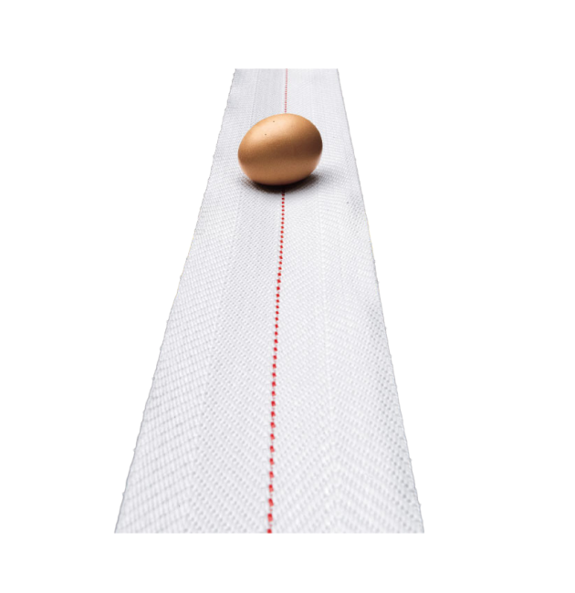 Barbieri Egg Collecting Tape 100mm Width Red Line NSPN100WHO30