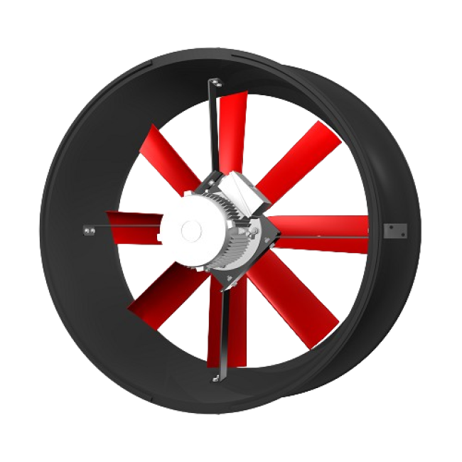 Осьовий вентилятор, шахтний, Multifan, 3300 Вт (H6D8204M10100)