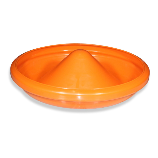 Orange Tall Bowl with Cone for FlexPan S/XL by Big Dutchman 11-31-6013