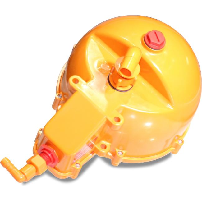 Round water tank with flushing function, 1 drain Lubing (39-00-4201)