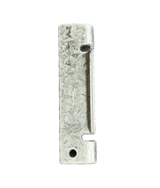 Cable regulator with a standard latch, L=75 mm., made of galvanized metal