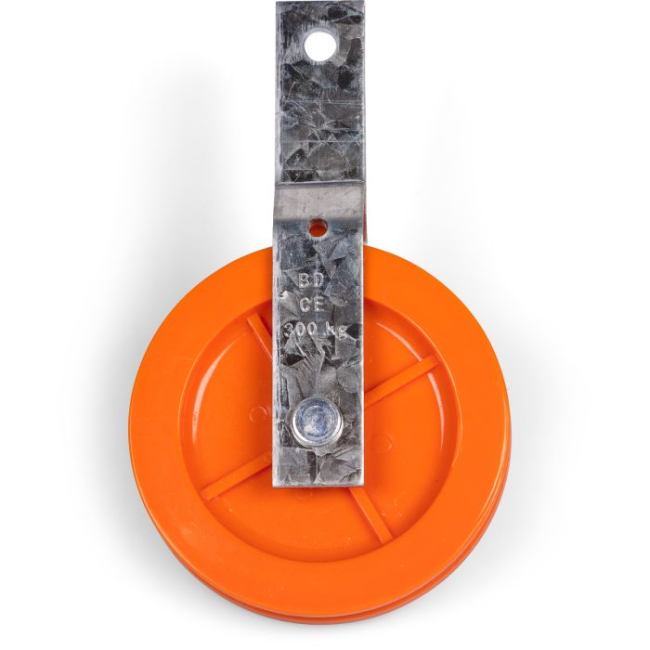Big Dutchman Tension Block 4 1/8" 105mm Plastic With Hanger/Strips 00-00-3006