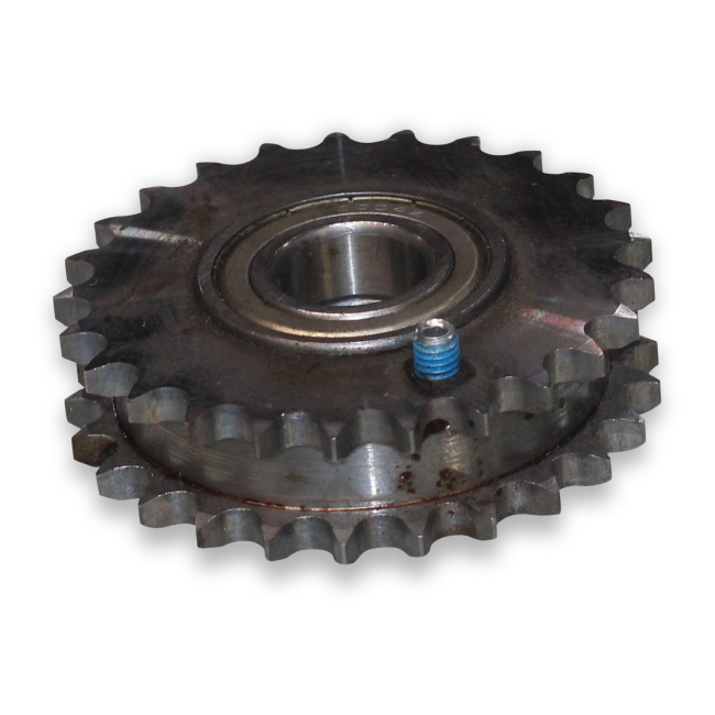 Big Dutchman Gear 3/8-Z25-B20 double with 6004ZZ ball bearing. 38-73-3439