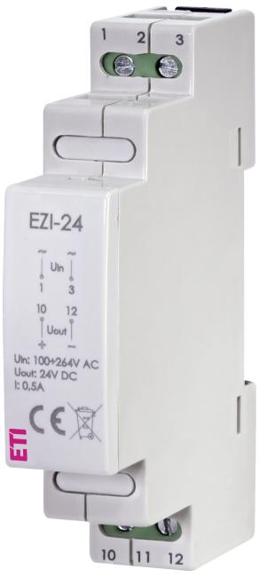 ETI Power supply EZI-24 (switching, Un=100...264 V AC, 0.5A/12W) 004804063
