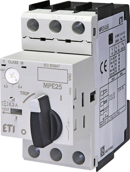 ETI Motor protection circuit breaker MPE25-0.63 004648004