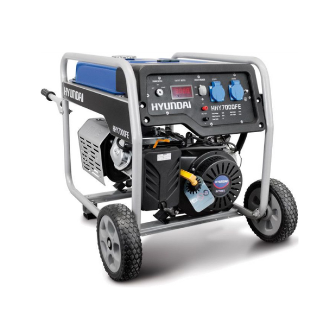 Генератор бензиновий Hyundai 5.5 кВт, 1ф, електричний стартер, 76dB, 745х575х620, PT6500Q ATS, 65014