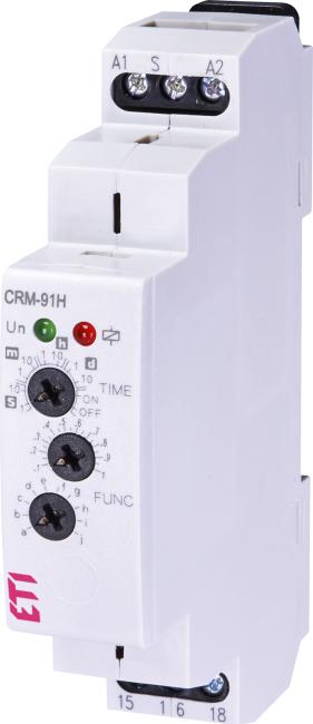ETI Multifunctional time relay CRM-91H UNI 12-240V AC/DC (1x16A_AC1) 002470001