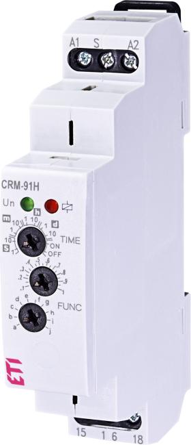 ETI Multifunctional time relay CRM-91H 230V (1x16A_AC1) 002470070