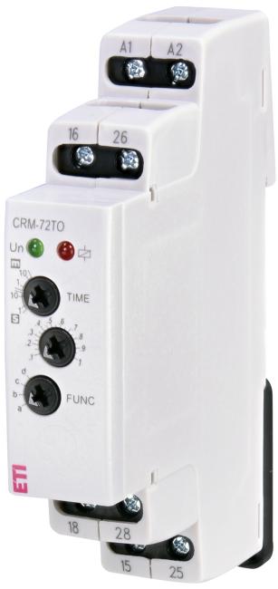 Багатофункціональне реле часу ETI CRM-72TO UNI 12-240V AC/DC (1x8A_AC1) (002470096)