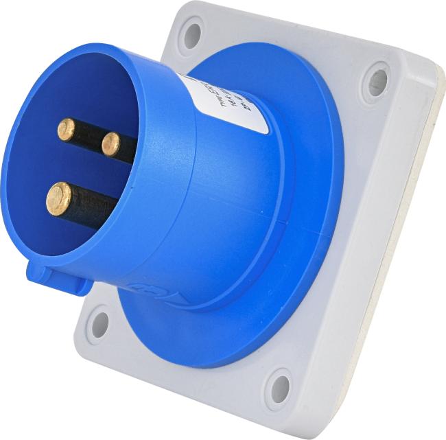 Вилка вбудована ETI ERR-1632 IP44 (16A, 230V, 2P+PE) (004482108)