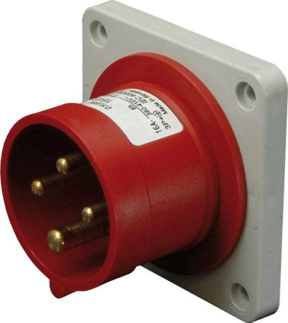 Вилка вбудована ETI ERR-3243 IP44 (32A, 400V, 3P+PE) (004482112)