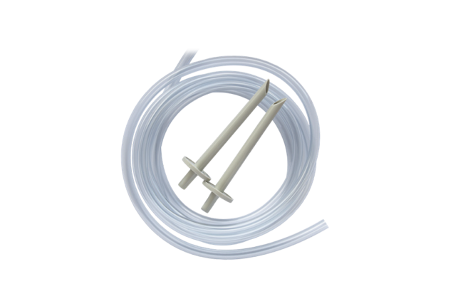 A set of hoses with a tee for a DOL vacuum sensor, in a set